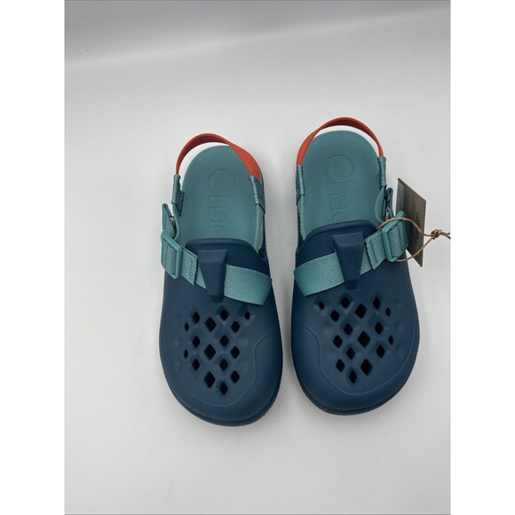 NEW Chaco Chillos Women’s Sz 6 Clog Sandal OCEAN BLUE Adjustable Strap Slip Ons - Picture 4 of 13